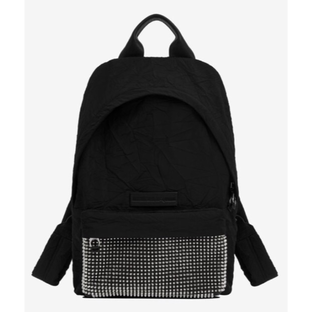 🏹🆕 Alex McQueen ★ Studded Wrinkled Backpack ★ - Picture 6 of 8